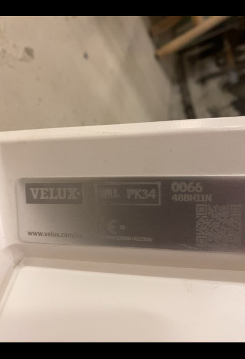 Velux ovenlysvindue GIU PK 34